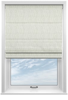 Culross (Blackout), Speckled White - Motorised Roman Blind
